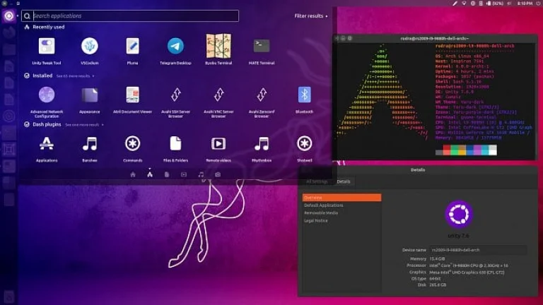 Unity na Arch Linuxu, OpenBSD 7.2 s podporou Ampere Altra Q80–30