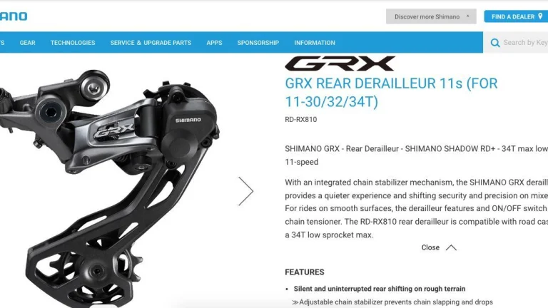NOVÁ - Shimano přehazovačka GRX RD-RX810 - 11s