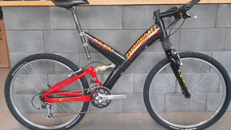 1998 Cannondale Super V Raven 2000, vel. L (50 cm, 20"), Shimano XT, Fatty i Fox po repasi