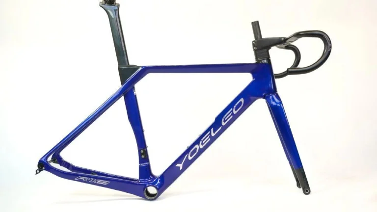 Yoeleo R12 DISC BRAKE silniční rámová sada Blue spectrum