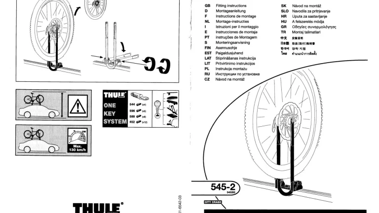 Nosič zapleteného kola Thule 545-2