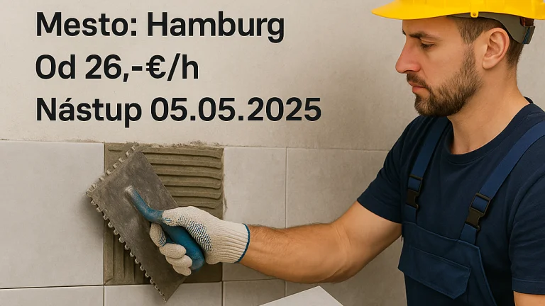 HLEDÁME OBKLADAČE – PROJEKT V NĚMECKU (HAMBURG)