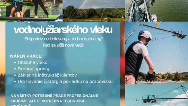Vlekár - operátor /Inštruktor vodnolyžiarskeho vleku