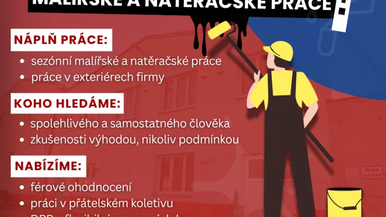 Malířské a natěračské práce
