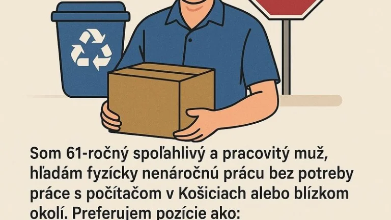 HĽADÁM PRÁCU – KOŠICE A OKOLIE