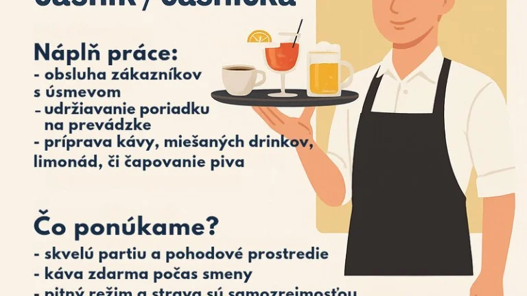 Čašník / čašníčka