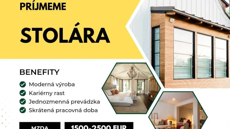 Prijmeme stolara