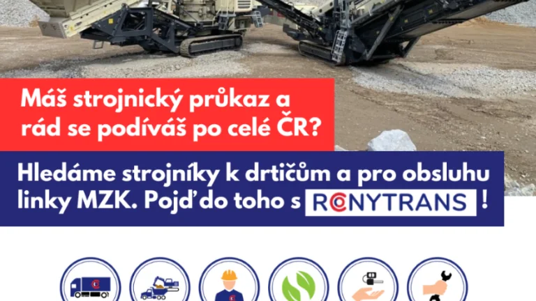 STROJNÍK STAVEBNÍCH STROJŮ / OBSLUHA DRTÍCÍ A TŘÍDÍCÍ LINKY