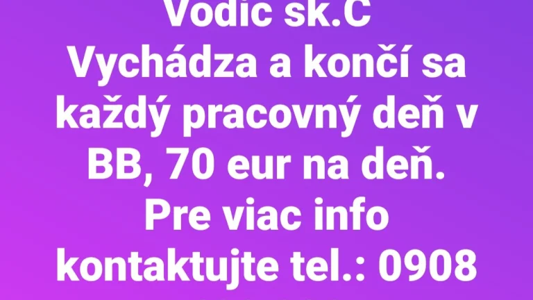 Vodič sk.C