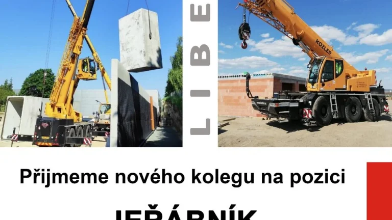 Přijmeme nového kolegu na pozici řidič a jeřábník