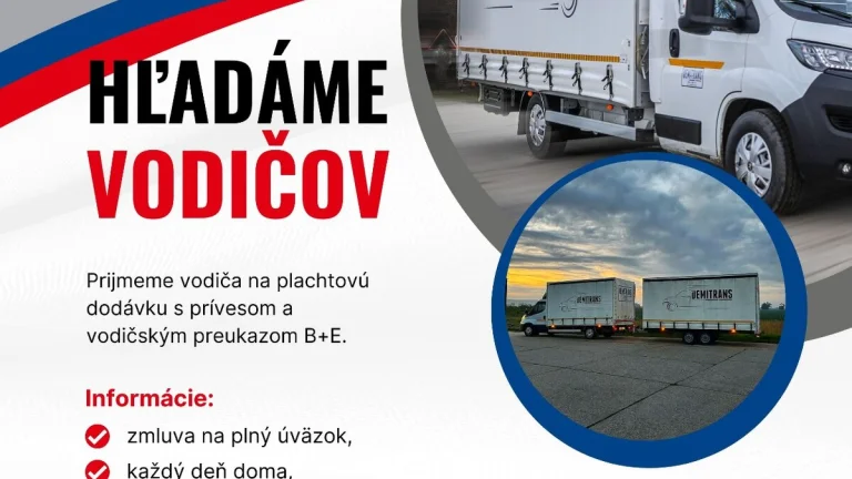 Vodič na dodávku s prívesom, B+E