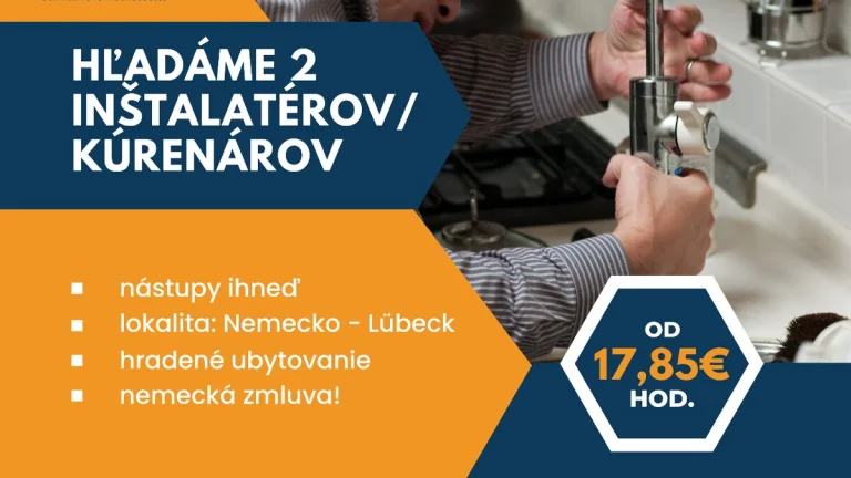 INŠTALATÉR/KÚRENÁR NEMECKO - nemecká zmluva