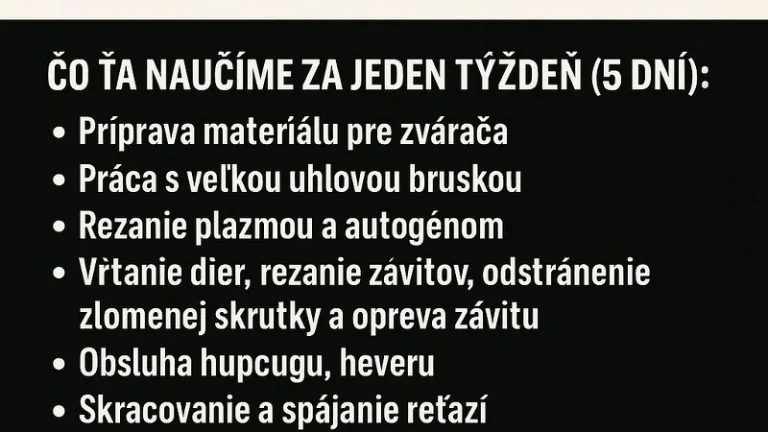 Ponuka praktických kurzov