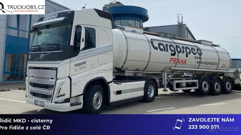 CARGO SPED s.r.o. přijme řidiče MKD