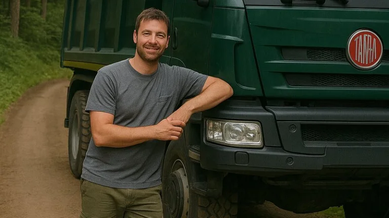 Řidič nákladního vozidla - odvoz biomasy