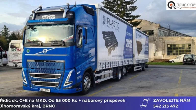 Nabídka práce pro řidiče MKD - tandemová souprava.