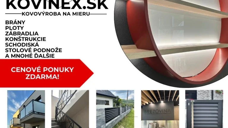 Kovovýroba na mieru. Brány ploty zábradlia ocel hlinik nerez