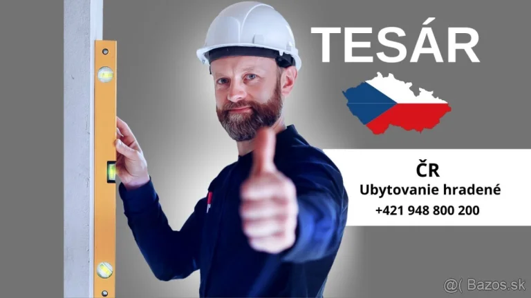 Hľadáme tesárov práca v ČR / SR