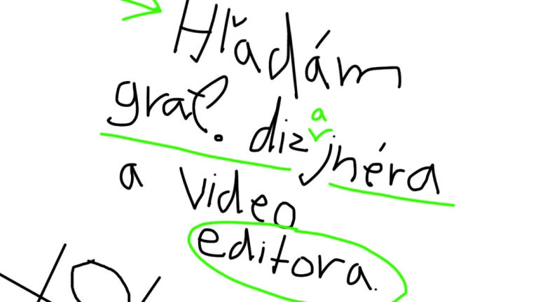 Grafický dizajnér a video editor wanted