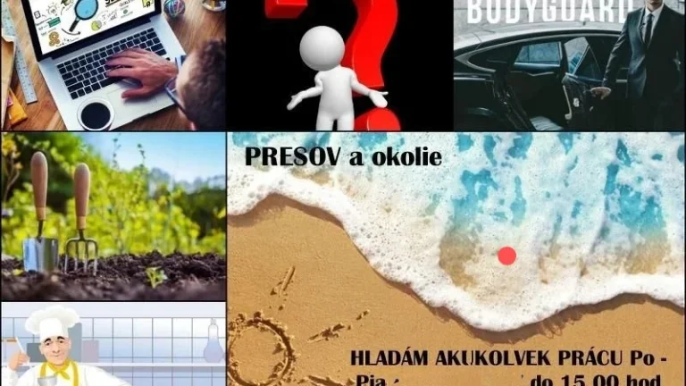 Hladam Serióznu Prácu v Presove