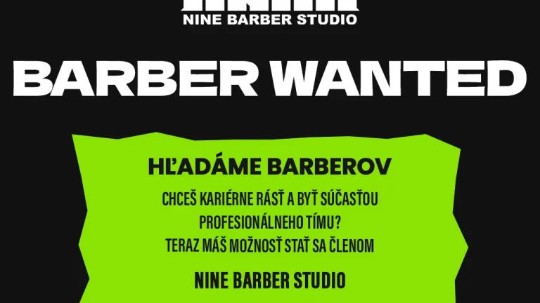 HĽADÁME BARBERA – BRATISLAVA (STARÉ MESTO)