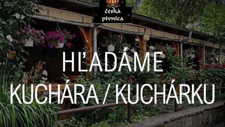 Hľadáme kuchára / kuchárku