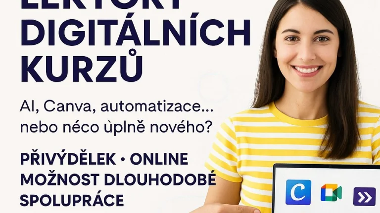 Lektor digitálních kurzů - umělá inteligence i jiné