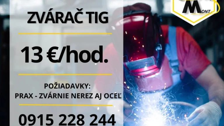 ZVÁRAČ TIG - Prievidza