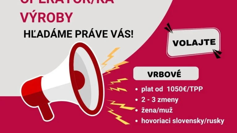 Operátor/ka výroby