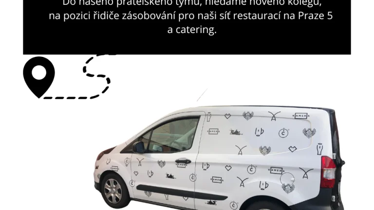 Řidič zásobování pro síť restaurací na Praze 5 a catering