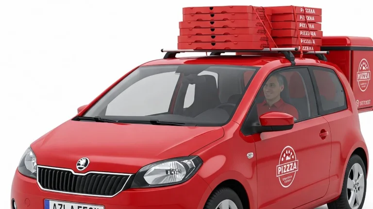 Řidič, kurýr, rozvozce pizzy
