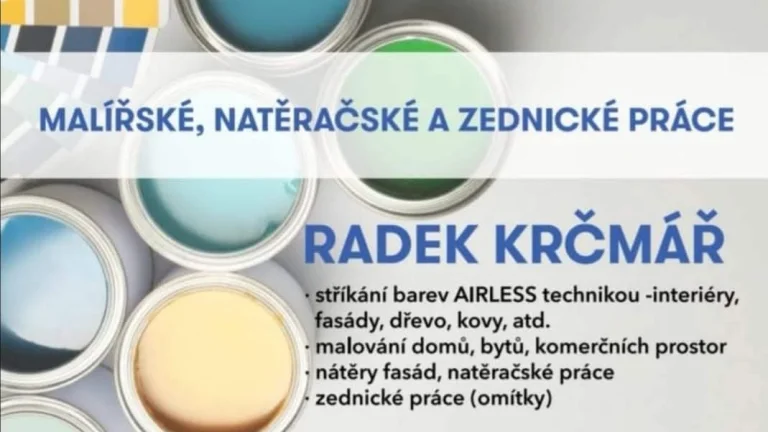 Malířské, natěračské, zednické práce