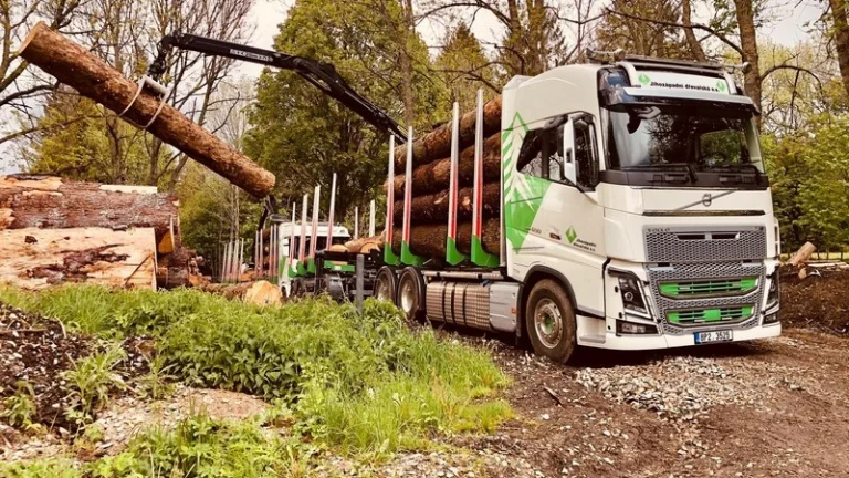 Řidič lesovozu s hydraulickou rukou (C+E)