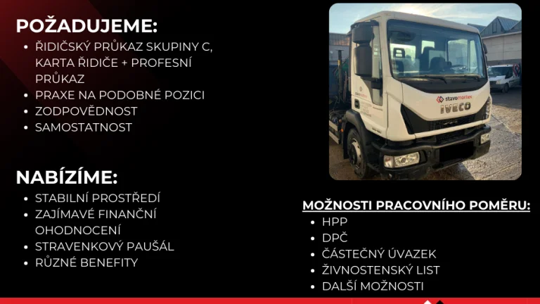 Řidič nákladního vozu