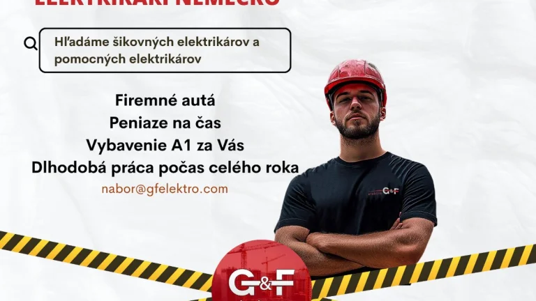 Elektrikár/ Pomocný elektrikár do Nemecka