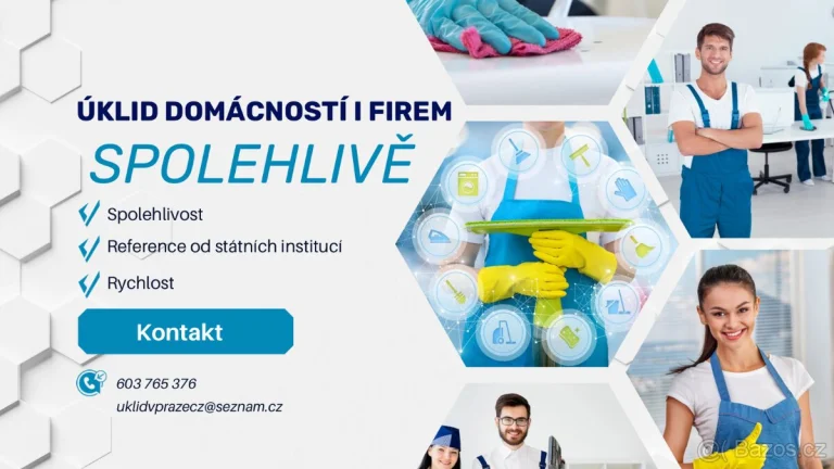 Provádíme úklid v domácnosti i ve vaší firmě