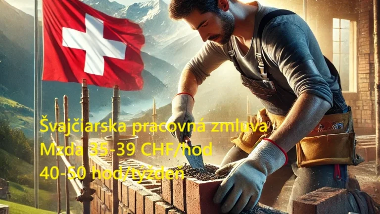 HĽADÁME MURÁROV DO ŠVAJČIARSKA