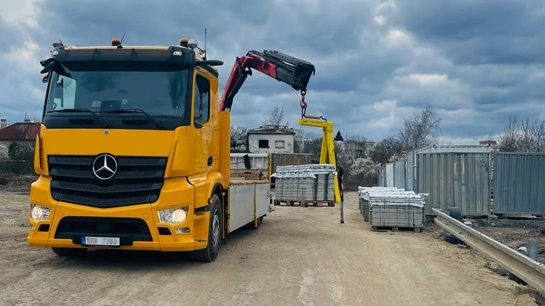 Řidič skupiny C – rozvoz stavebního materiálu