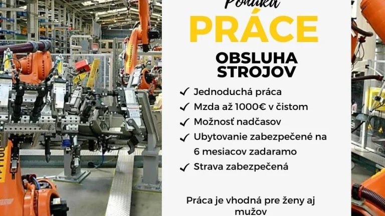 Jednoduchá obsluha strojov (Nitra)