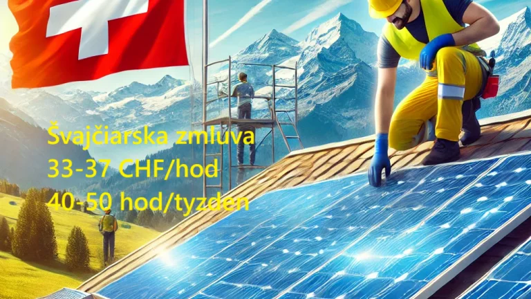 HĽADÁME MONTÉROV SOLÁRNYCH PANELOV DO ŠVAJČIARSKA