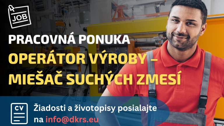 Operátor výroby – miešač suchých zmesí