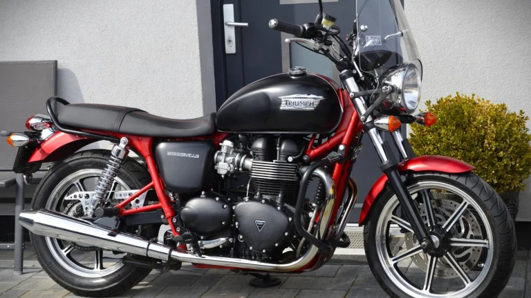 Triumph Bonneville T 100 SE Red Frame edition
