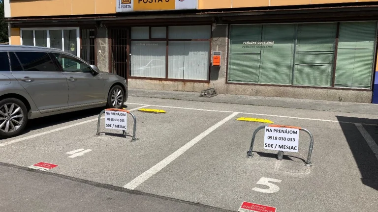 Parkovacie miesto na prenájom v Trenčíne