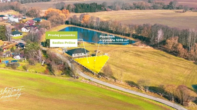 Prodej stavebního pozemku 1019 m Sedlec-Prčice, klidná loka
