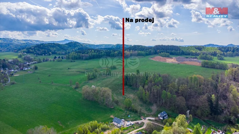 Prodej pozemku k bydlení, 1672 m², Rynoltice