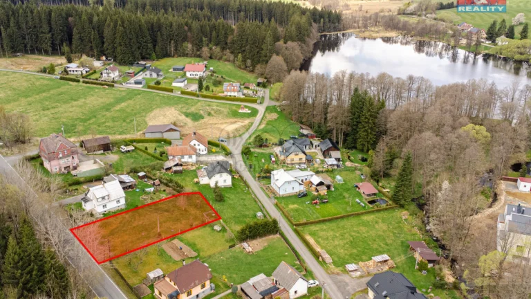 Prodej pozemku k bydlení 884m² Branka- Halže, okr. Tachov