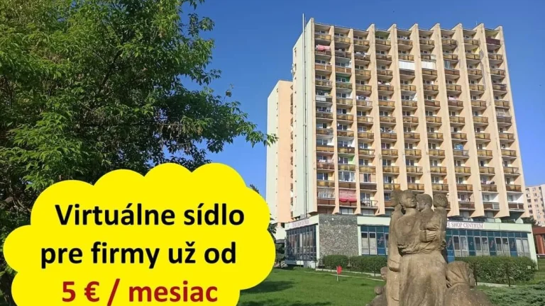 Pronájem virtuálního sídla pro firmy / Slovensko
