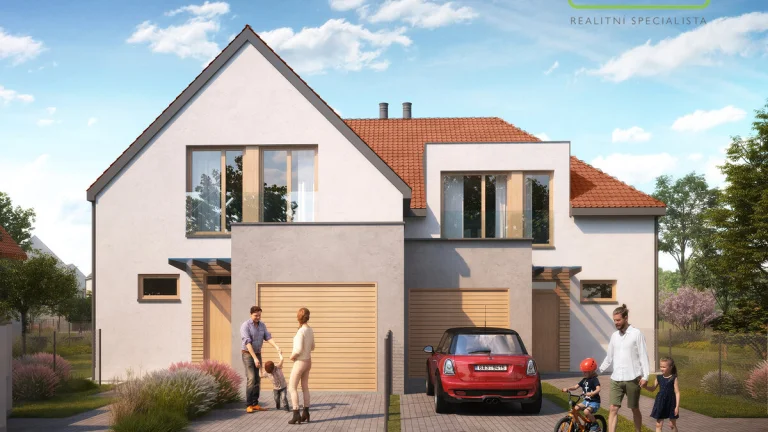 Rodinný dům 4+kk s garáží, třída B, pozemek 378m2