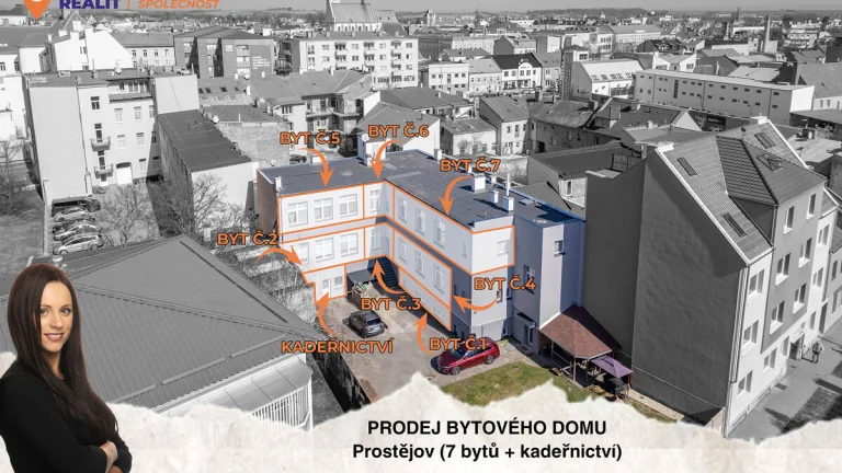 Prodej, bytový dům, ul. Krokova, Prostějov