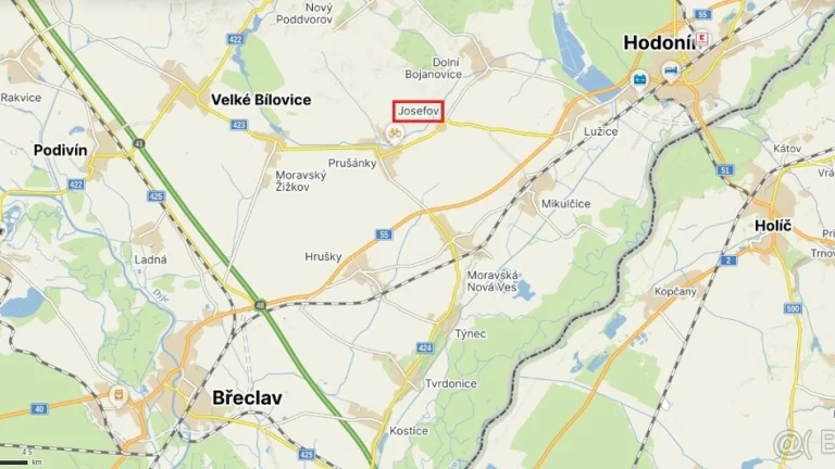 Prodej pozemků v kú Josefov u Hodonína